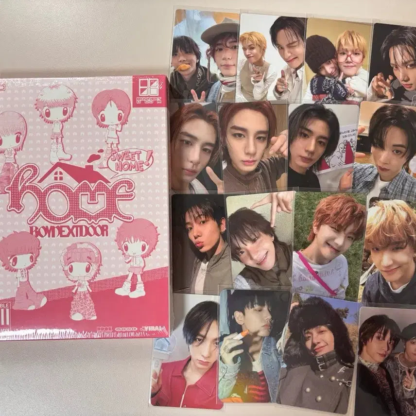 [BUNJANG] Boy Next Door Photocard and Sealed Album Bundle Set / 9월까지만 판매) 보넥도 포카,미개봉 앨범 일괄판매합니다