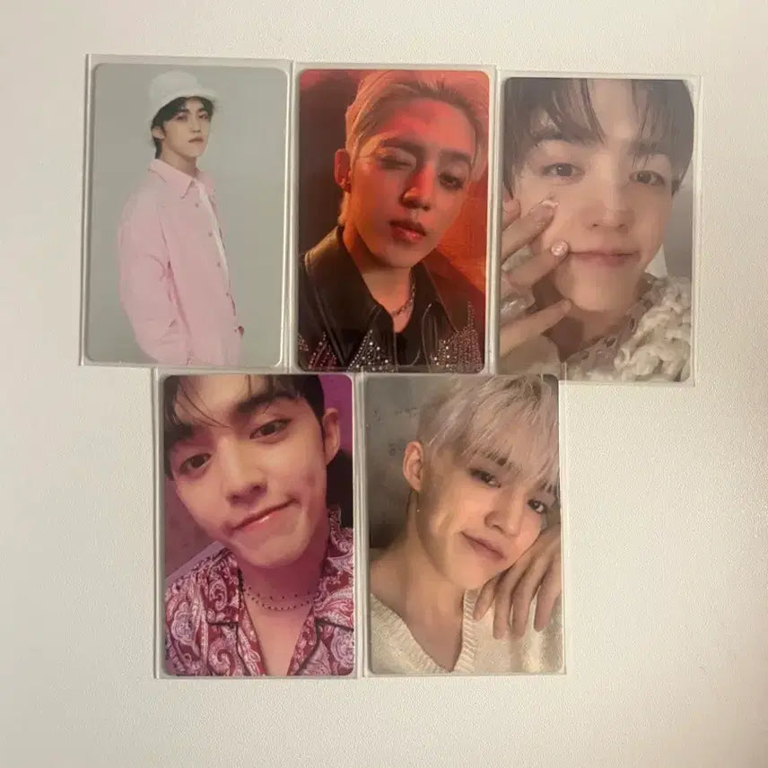 [BUNJANG] SEVENTEEN S.COUPS Photocard Bundle Set / 세븐틴 에스쿱스 포카 5장 일괄판매