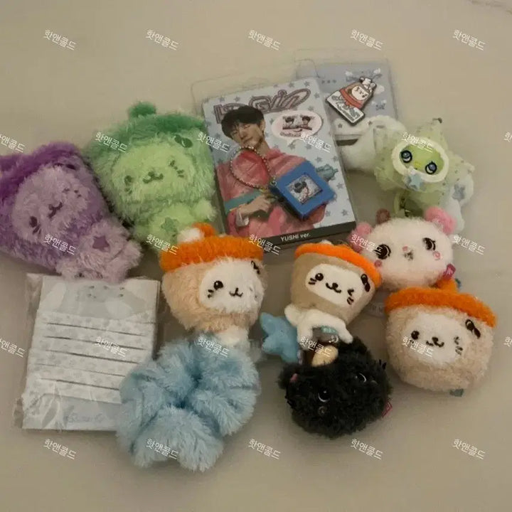 [BUNJANG] NCT WISH MD Bundle Set (Includes Bubble Nyan Scrunchie) / 엔시티위시 굿즈 엠디 일괄 양도 (버블냥 스크런치 포함