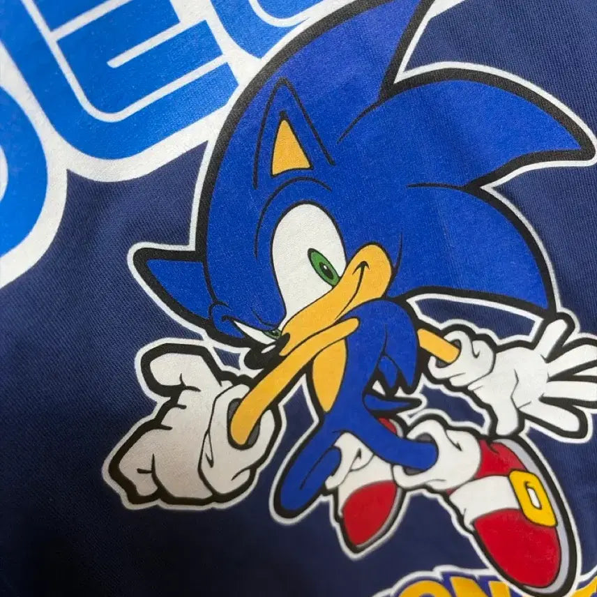 [BUNJANG] Sonic the Hedgehog Discuss T-Shirt / 소닉 더 헤지혹 디스커스 반팔티