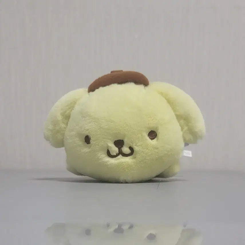 [BUNJANG] Sanrio Pompompurin Lying Plush Keychain Bag Charm / 산리오 폼폼푸린 라잉 인형 키링 가방고리 열쇠고리 뽑기 정품