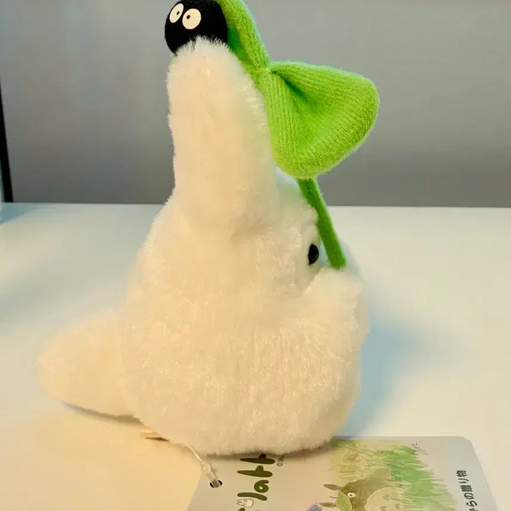[BUNJANG] Studio Ghibli My Neighbor Totoro Chibi Totoro Leaf Plush / 지브리 정품 소토토로 나뭇잎 봉제인형