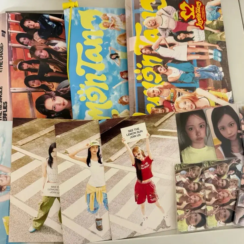 [BUNJANG] The Chase Lemon Tang Photocard Bundle Set / 일괄] 하츠투하츠 하투하 개봉 앨범 레몬탱 포카 더체이스
