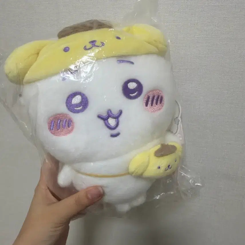 [BUNJANG] Chiikawa x Pompompurin Collaboration Plush / 치이카와 폼폼푸린콜라보 인형