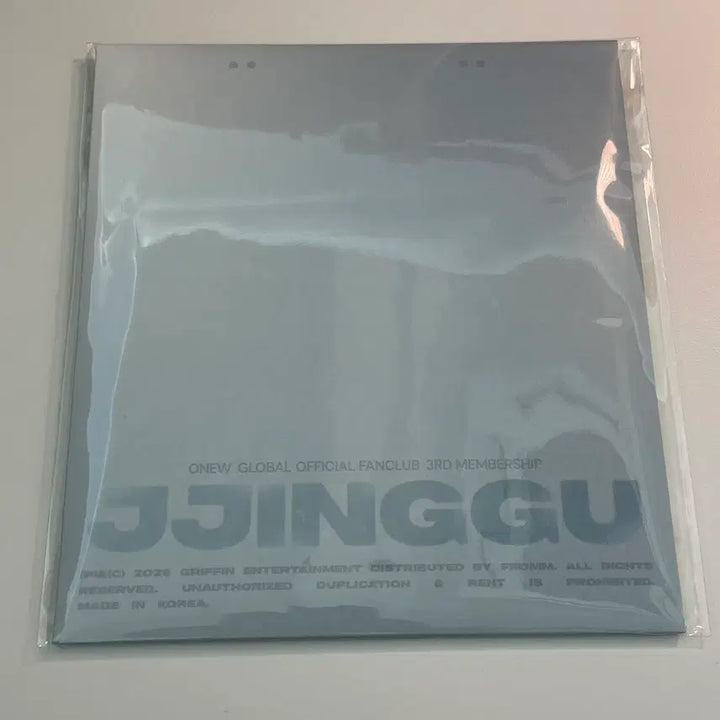 [BUNJANG] Onew Fanclub 3rd Generation "Jjinggu" Kit Photocard Bundle Set / 온유 팬클럽 3기 찡구 키트