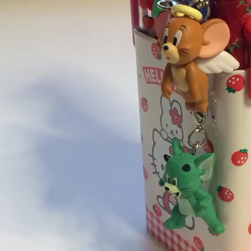 [BUNJANG] Tom and Jerry Jerry Angel Devil Mascot Charm Set / 톰과 제리 주렁주렁 마스코트 제리 천사 악마 세트