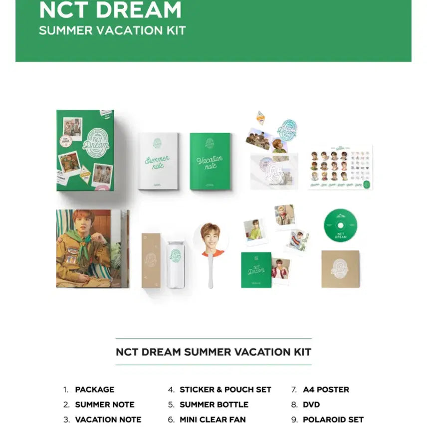 [BUNJANG] NCT Dream Summer Kit 2019 Jaemin Fan / Nct dream 썸머키트 2019 엔시티 드림 여름방학 재민 부채
