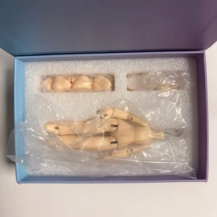 [BUNJANG] 1/12 Scale Ball-Jointed Doll Body - White / BJD 12분 구관 인형 바디