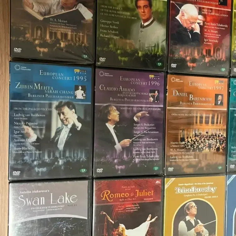 [BUNJANG] Classical Performance DVD Bundle Set (New) / 다양한 클래식 새상품 DVD 모음 일괄판매