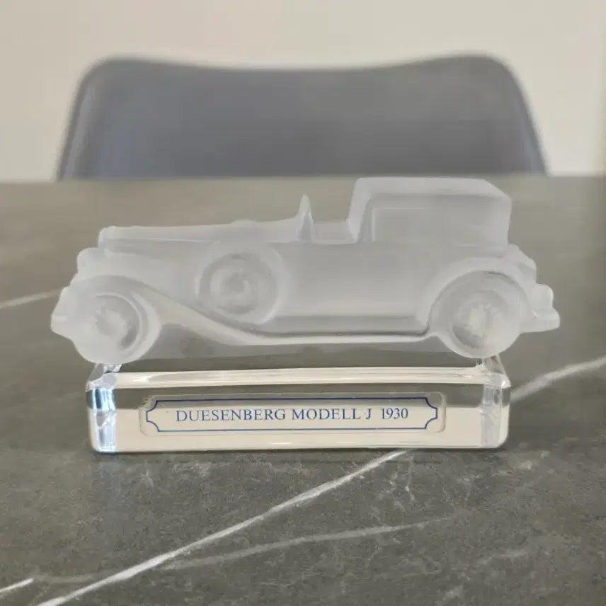 [BUNJANG] 1930 Duesenberg Model J Crystal Paperweight / 1930 듀센버그 모델 J 크리스탈 클래식카