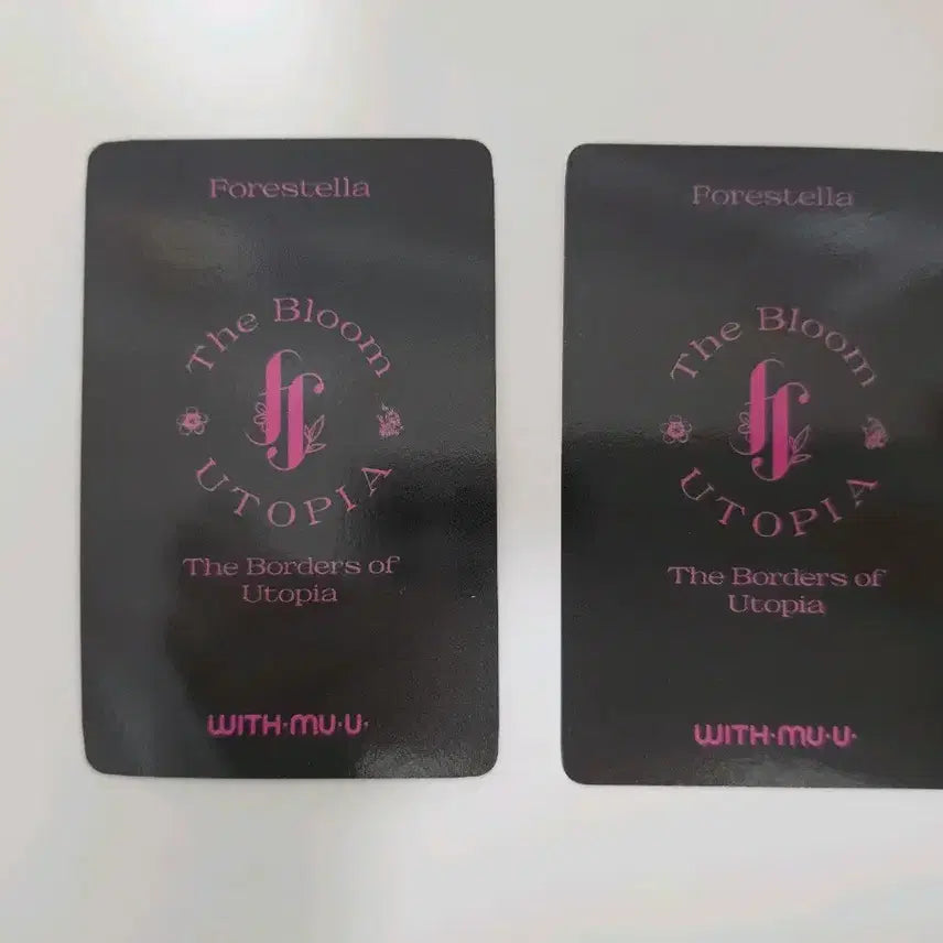 [BUNJANG] Forestella Utopia Photocard Bundle Set (withmuu POB) / 포레스텔라 유토피아 포카, 위드뮤특전 일괄