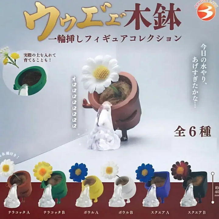 [BUNJANG] Vomiting Pot Gacha Set (6 Types) / 토하는 화분 가챠 6종 세트