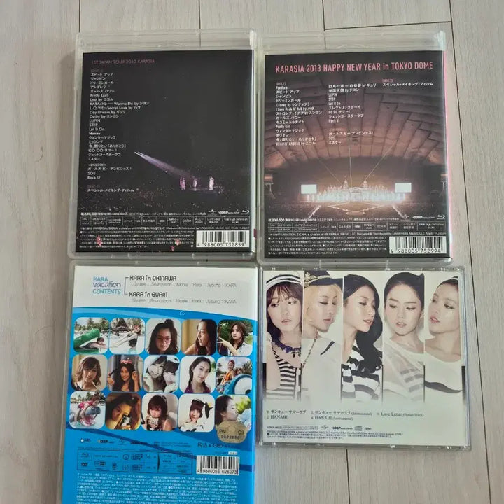 [BUNJANG] Kara DVD/Blu-ray Album 4-Set / 카라 DVD/블루레이 앨범 4종 세트 배송비포함