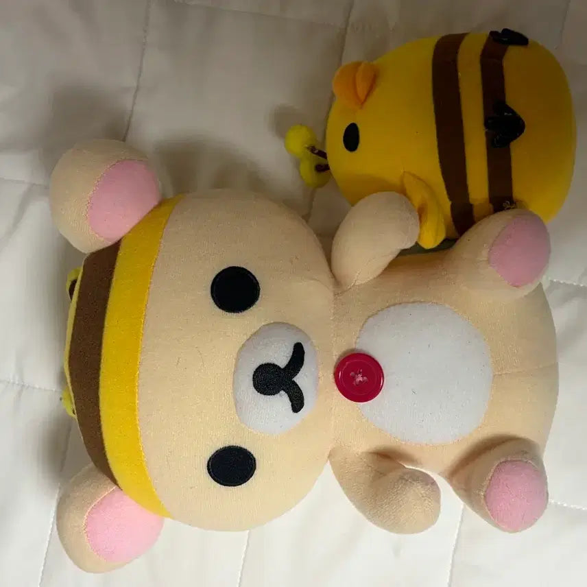 [BUNJANG] Korilakkuma &amp; Kiiroitori Bee Plush Set / 코리락쿠마 키이로이토이 꿀벌 인형