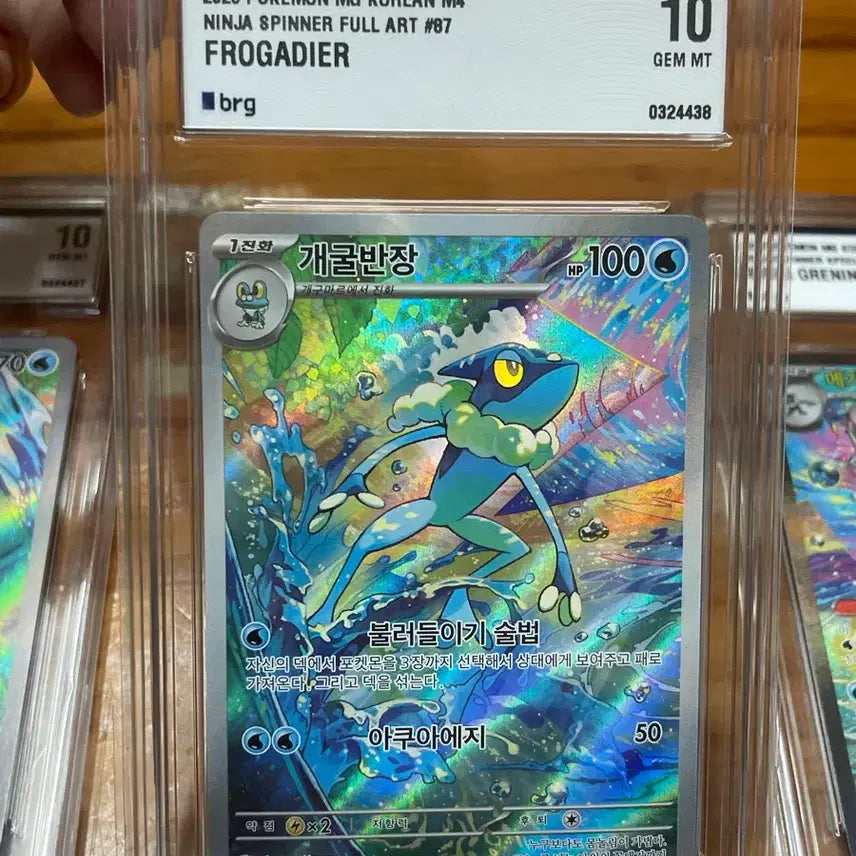 [BUNJANG] Mega Sceptile SAR Consecutive Illustration Numbered Card / 메가개굴닌자 sar brg10 연속일러 연번 판매