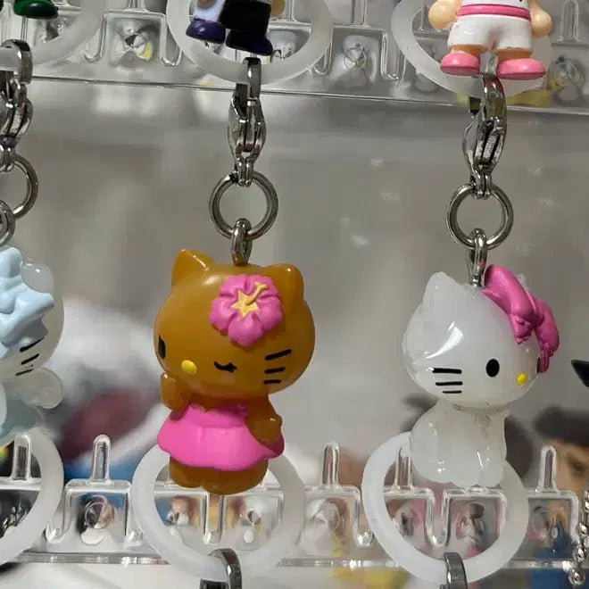 [BUNJANG] Sanrio Hello Kitty Accessory Charm / 산리오 헬로키티 메지루시 악마 키티 천사 태닝 챠미