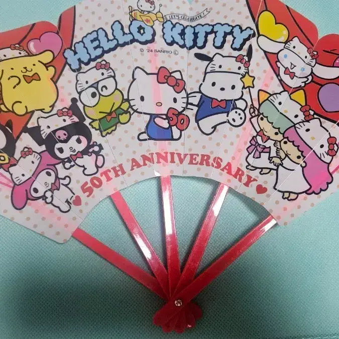 [BUNJANG] Sanrio Folding Fan / 산리오 접이식 부채
