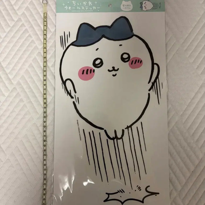 [BUNJANG] Chiikawa Hachiware Wall Sticker (Clear) - Large / 먼작귀 치이카와 하치와레 월스티커 미개봉 벽스티커 거울스티커 빅스티커 창문스티커
