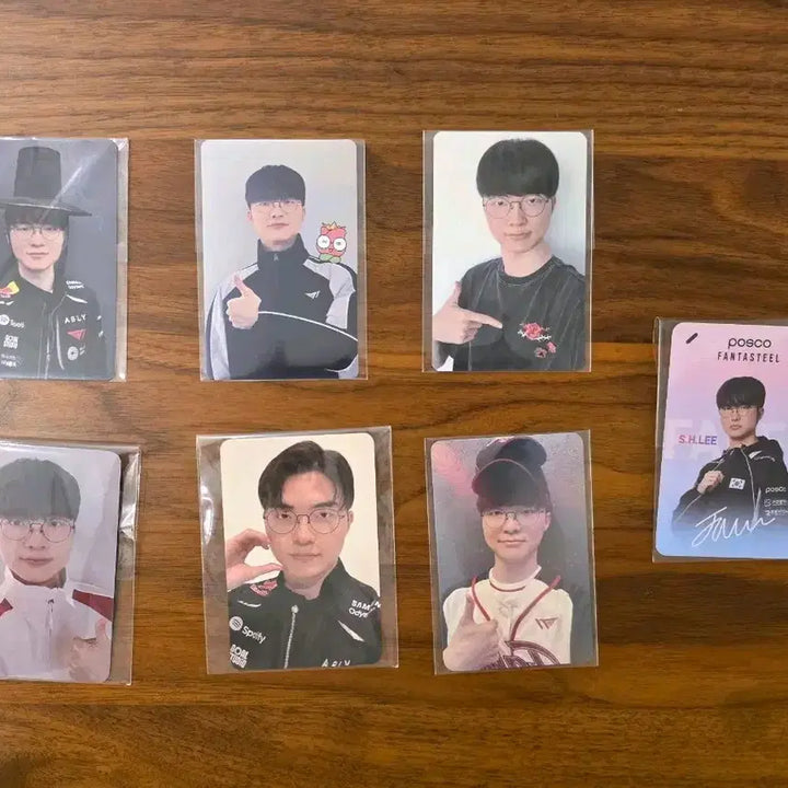 [BUNJANG] T1 Faker 7 Types Photocard Bundle Set / T1 티원 페이커 포토카드 7종 일괄 판매 / Faker