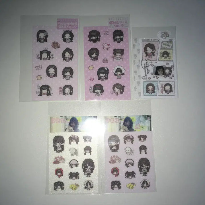[BUNJANG] Ailee Wonhee, Rei (IVE) Sticker Bundle Set / 이차굿즈 비공굿 디페 이구님 아일릿 스티커 아이브 스티커 원희 레이