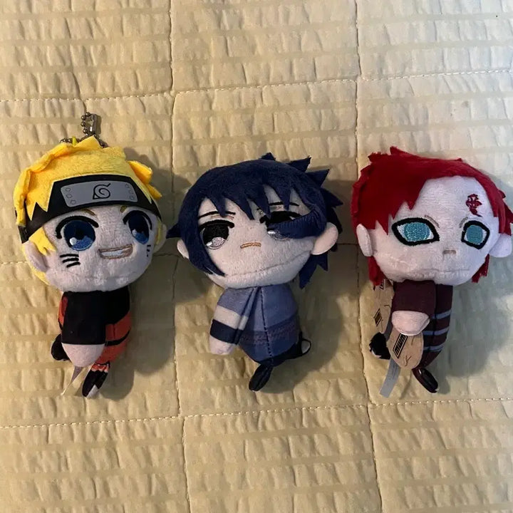 [BUNJANG] Naruto Sasuke Gaara Tetekore Plush Doll / 나루토 사스케 가아라 테테코레 인형 누이구루미