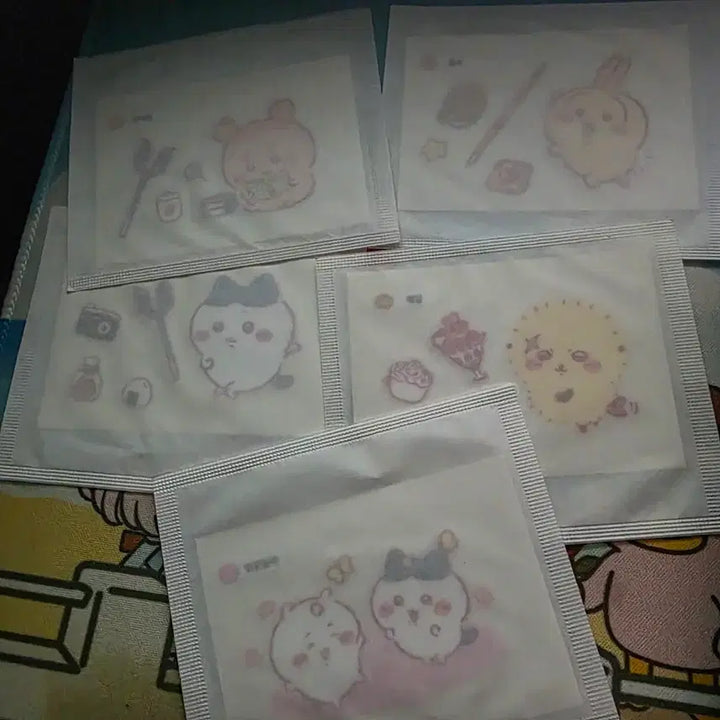 [BUNJANG] Chiikawa Olive Young Stickers Sealed 5-Piece Bundle / 치이카와 올영 띠부씰 미개봉 5장 묶음 판매합니다