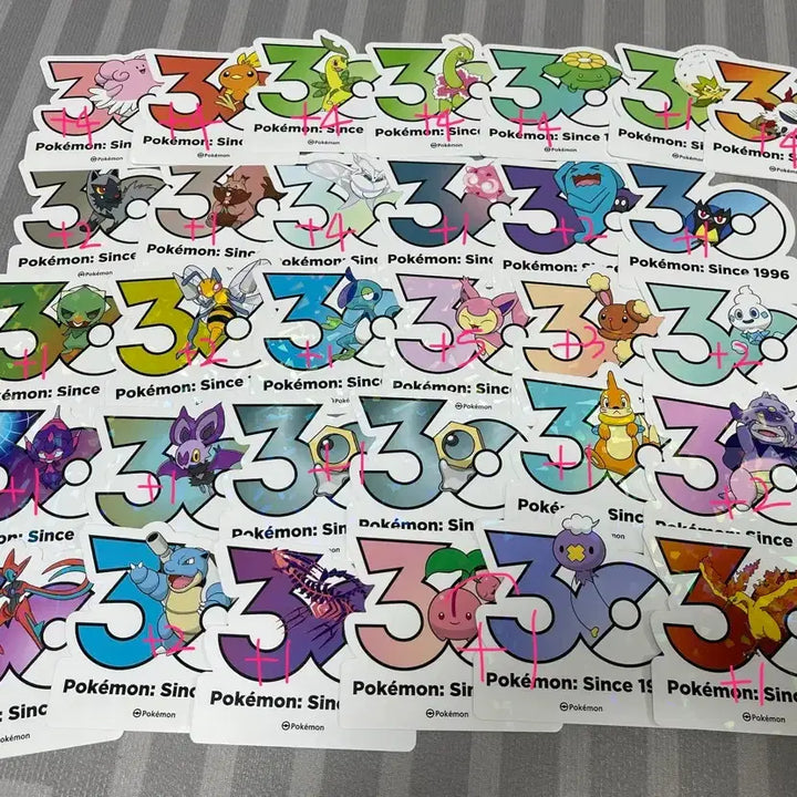 [BUNJANG] Pokemon 30th Anniversary Logo Sticker / 포켓몬 30주년 로고 스티커(30주년 스티커)판매/교환