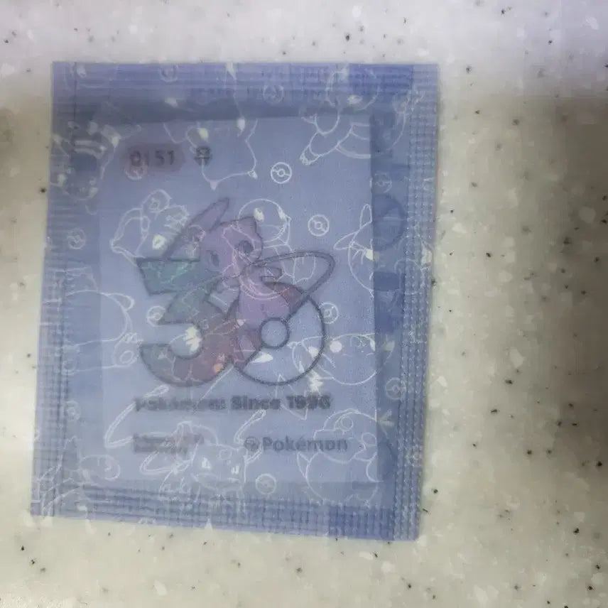 [BUNJANG] Pokemon Bread 30th Anniversary Mew Sticker / 포켓몬빵 띠부씰 30주년 뮤