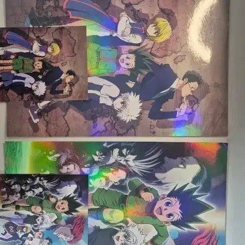 [BUNJANG] Hunter x Hunter Illustration Poster Set / [새상품 4개 일괄] 헌터x헌터 일러스트 포스터 4개 일괄가