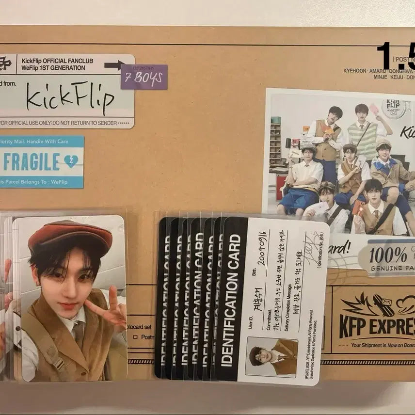 [BUNJANG] WeFlip 1st Generation Membership Kit Photocard Holder / 위플립 1기 키트