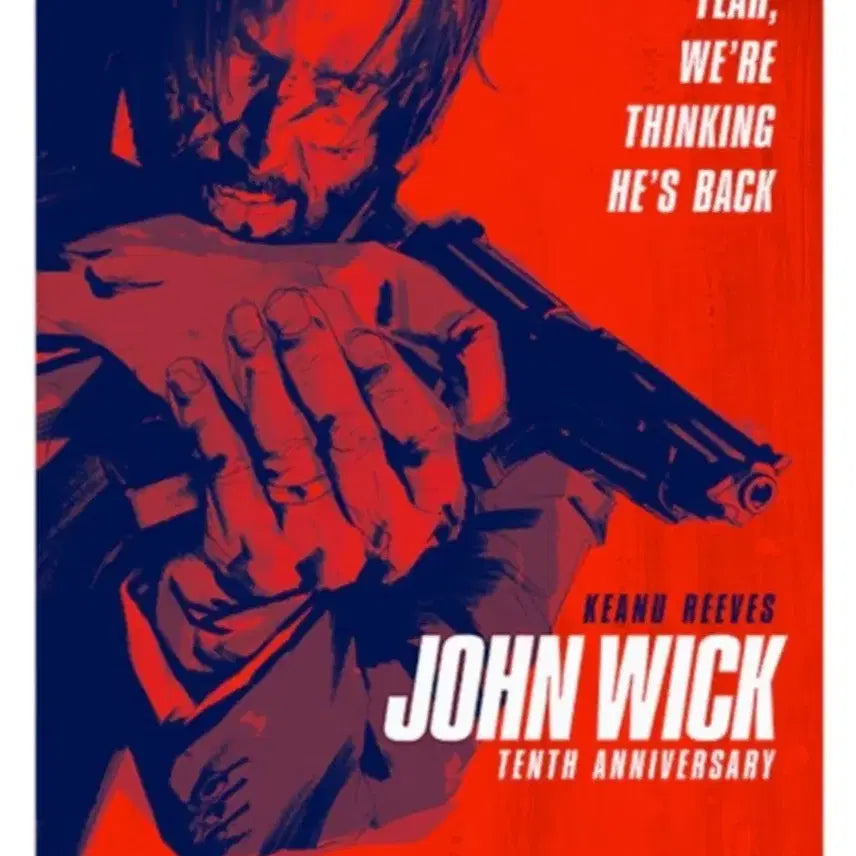 [BUNJANG] John Wick 10th Anniversary Poster Bundle Set / (2종 일괄) 존윅 10주년 기념 포스터