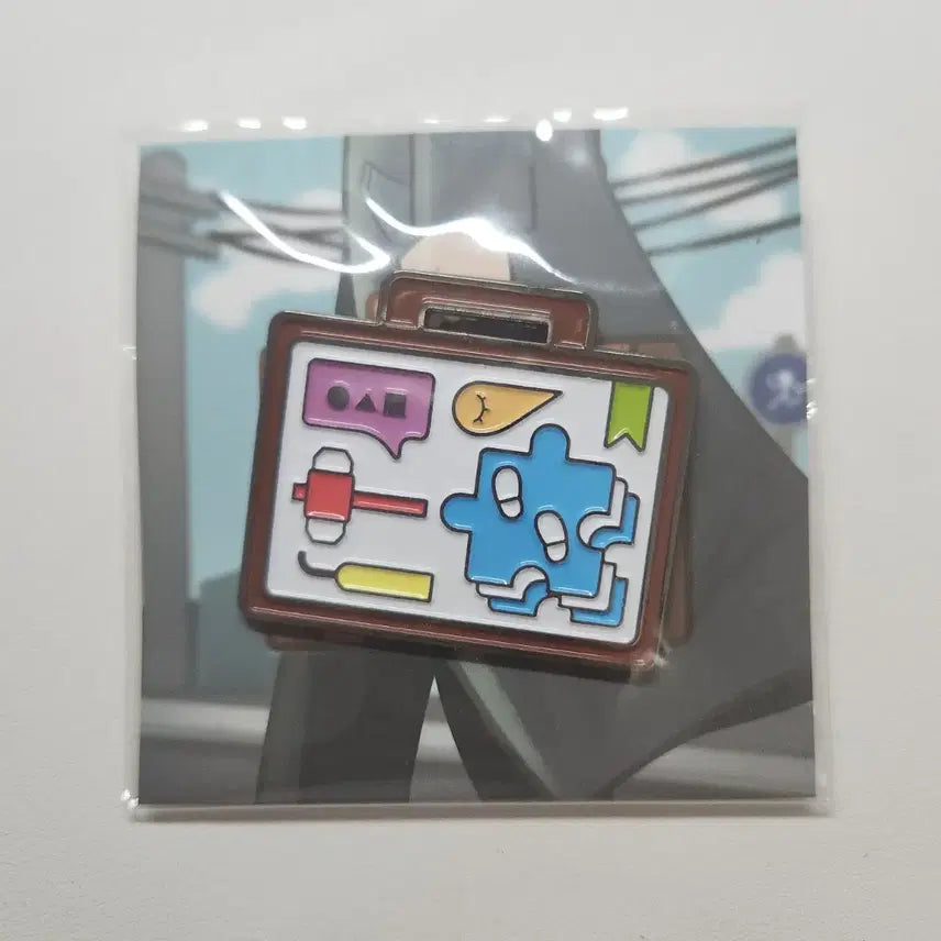 [BUNJANG] 잠뜰 Pixely Metal Badge / 잠뜰 미스터리수사반 금속뱃지 픽셀리