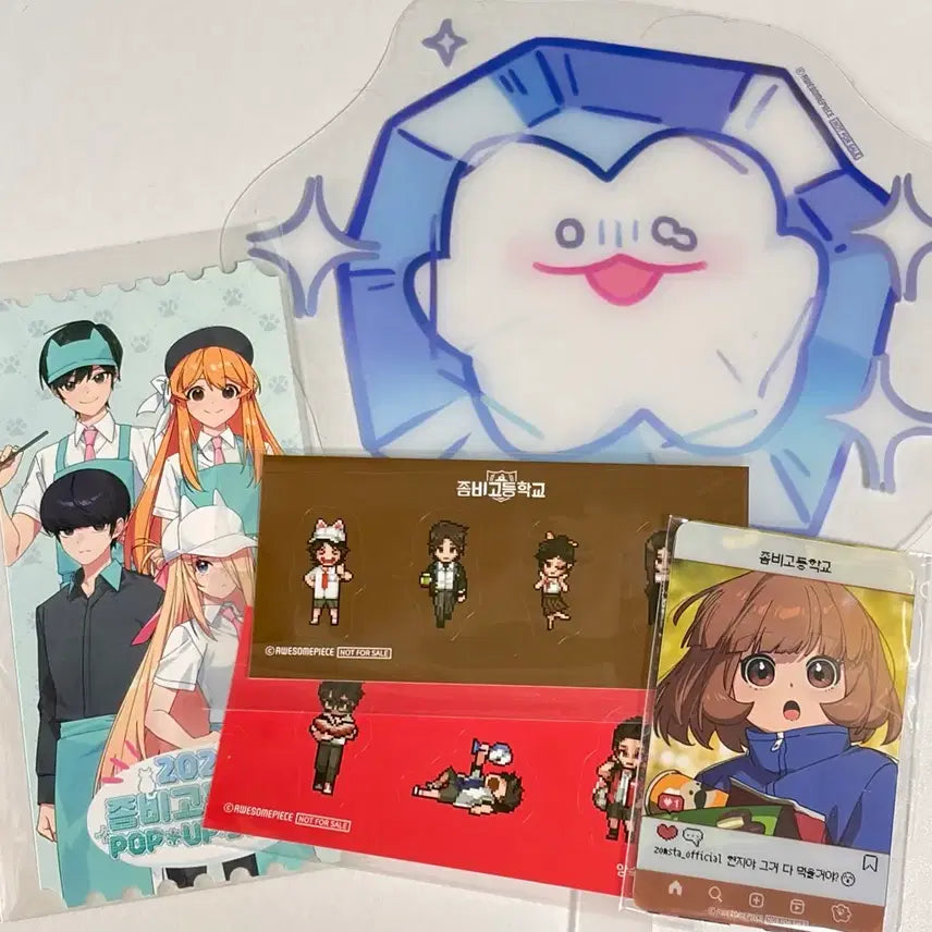 [BUNJANG] Zombie High Pop-up Exclusive Bundle Set / 좀비고 팝업 특전 일괄