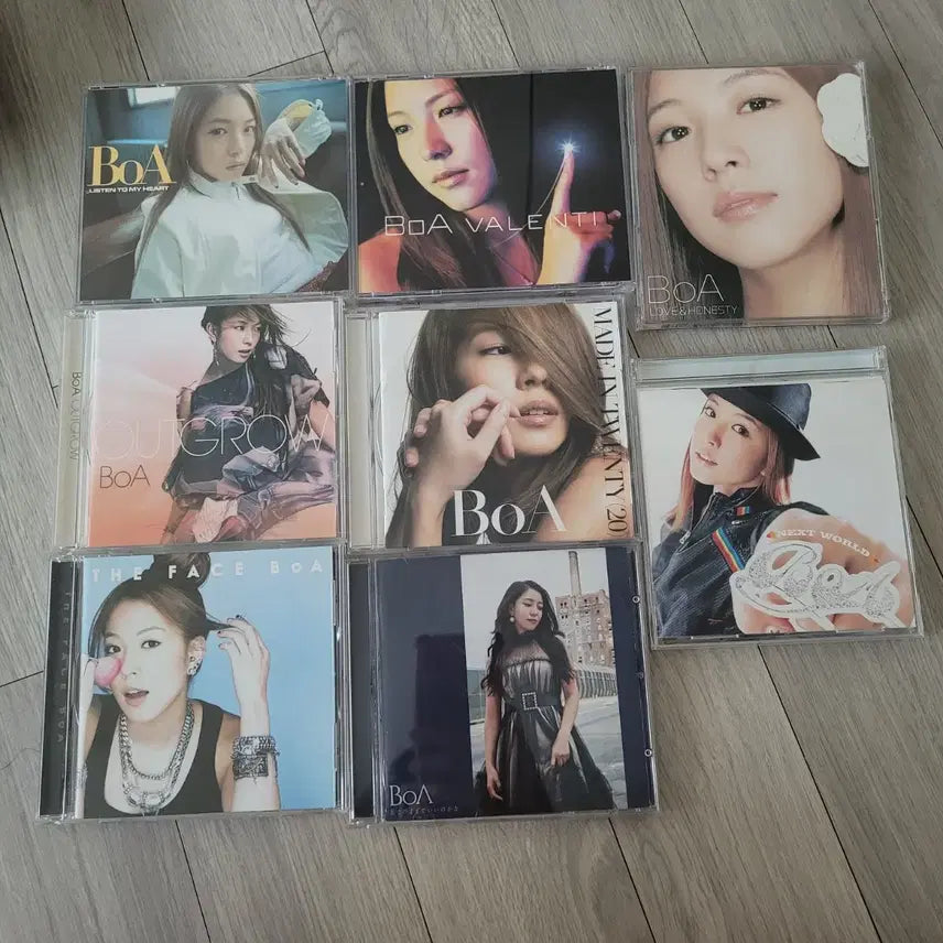 [BUNJANG] BoA Japanese CD Album Set (8 Discs) / 보아 일본 CD 앨범 8장 세트 나이괜 valenti 등