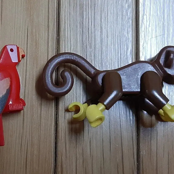 [BUNJANG] LEGO 6285 Parrot &amp; Monkey Figures / 레고 6285 앵무새 원숭이 피규어