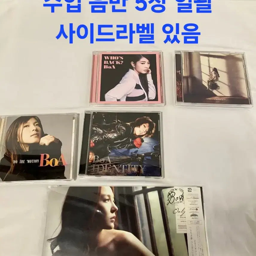 [BUNJANG] BoA Japan Import CD 5 Disc Bundle Set / 보아 BoA 일본 수입 CD 5장 일괄 판매