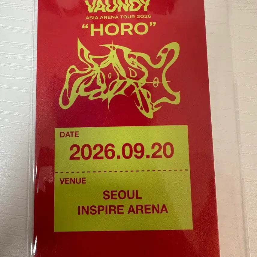 [BUNJANG] Boundless 20th Concert Original Ticket / 바운디 20일 콘서트 오리지널티켓 판매합니당
