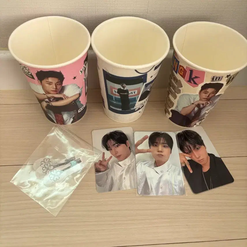 [BUNJANG] Young K Youngest Confetti Photocard Bundle Set / 영케이 영기스트 컨페티 포토카드 생카컵 일괄