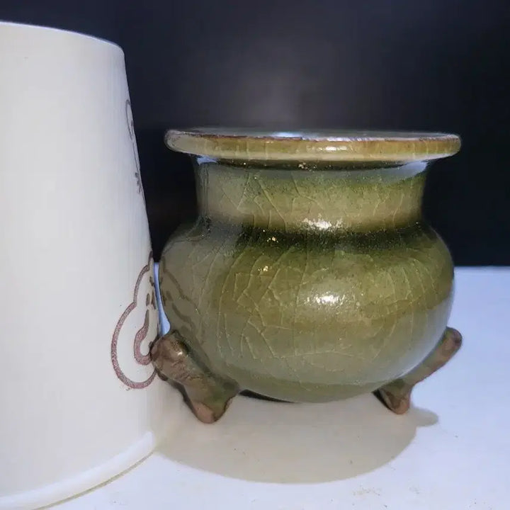[BUNJANG] Green Glazed Brush Holder / 녹유 필세