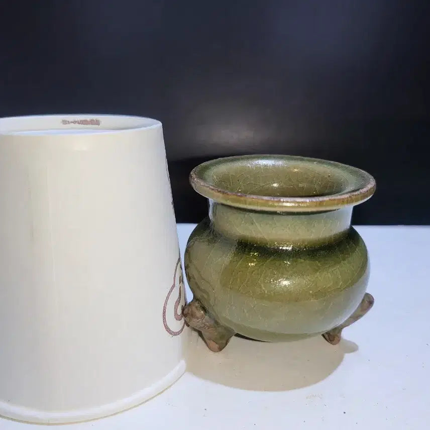 [BUNJANG] Green Glazed Brush Holder / 녹유 필세