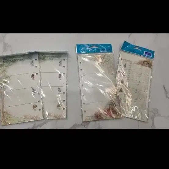 [BUNJANG] Peter Rabbit 6-Ring Binder Inserts / 고전문구 피터래빗 6공 다이어리 속지