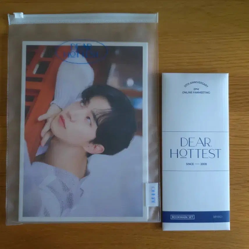 [BUNJANG] 2PM Junho Fox Penguin Bookmark &amp; Photo Postcard Set / 이준호 여우펭과 책갈피, 포토엽서