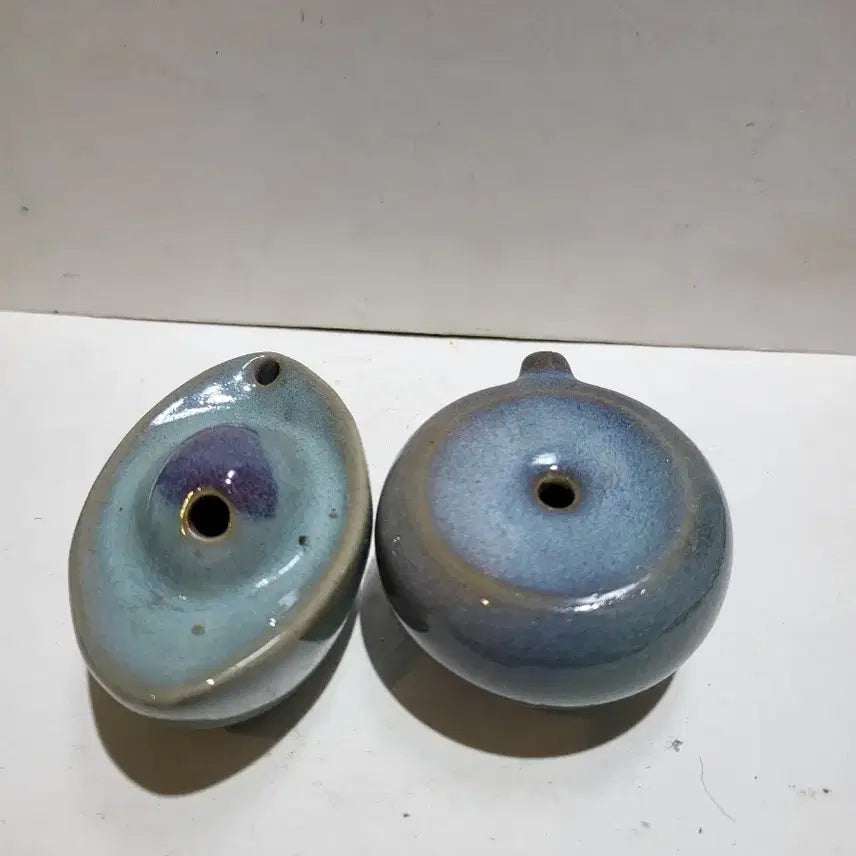 [BUNJANG] Jun ware Water Dropper (Two Pieces) / 균요 연적 두점