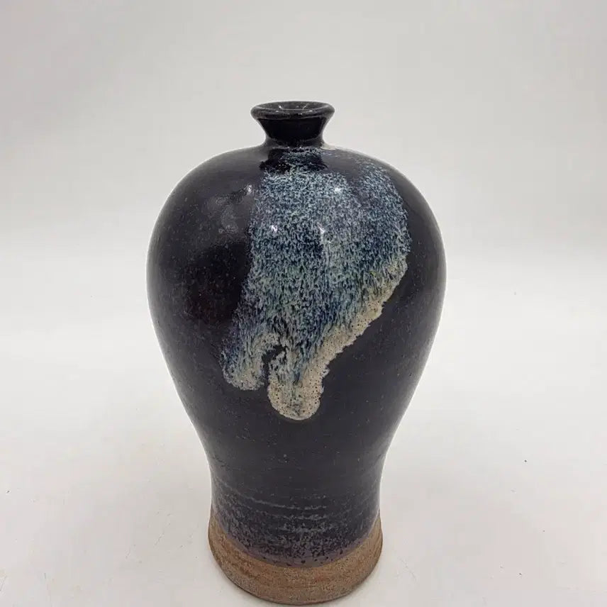 [BUNJANG] Black Glazed Jian Ware Vase / 흑유요변매병