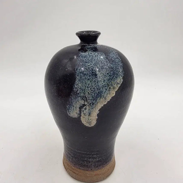 [BUNJANG] Black Glazed Jian Ware Vase / 흑유요변매병