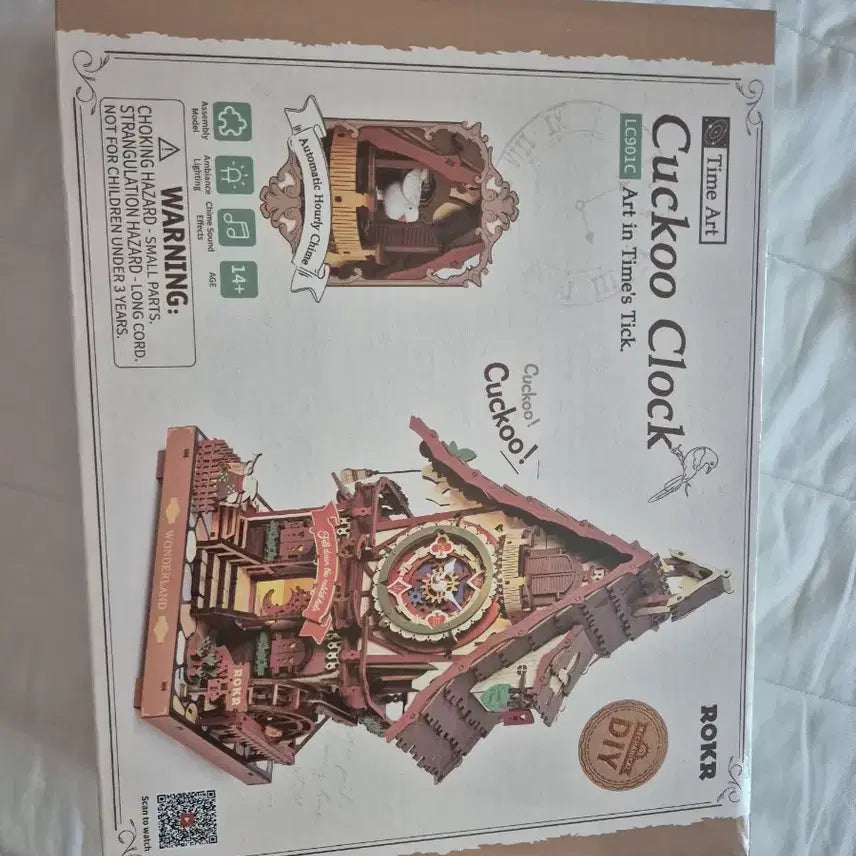 [BUNJANG] ROKR Robotime Cuckoo Clock DIY LC901C Assembly Kit / ROKR 로보타임 뻐꾸기시계 DIY LC901C 조립 키트