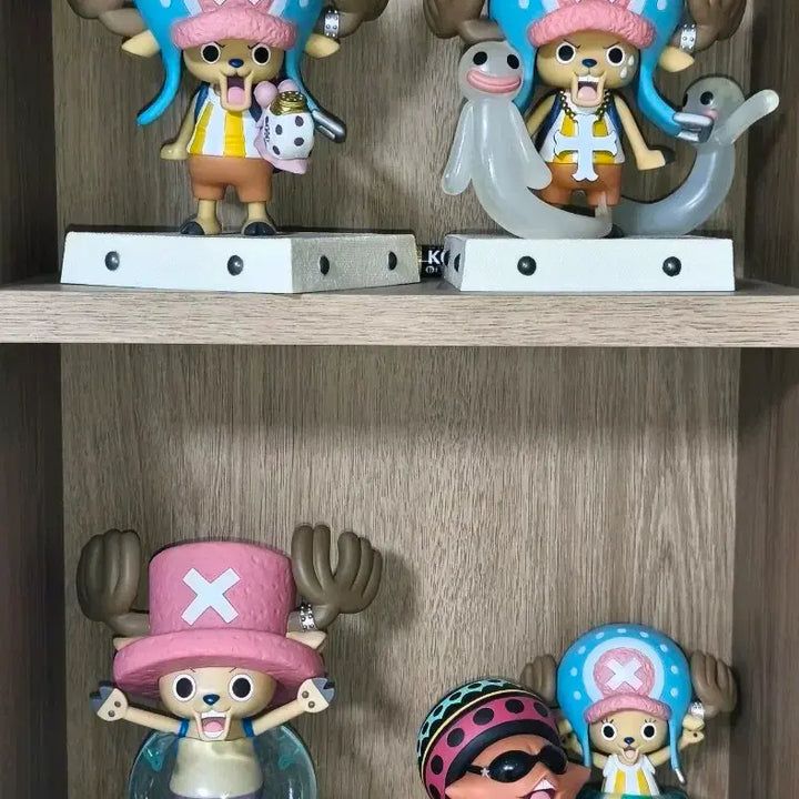 [BUNJANG] One Piece Chopper Figure Set (4 Types) / 노박스 쵸파 피규어 4종 일괄 판매