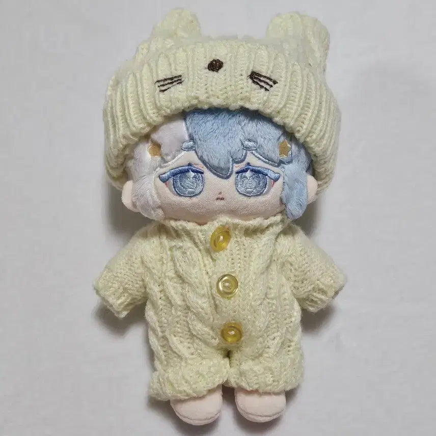 [BUNJANG] 20cm Doll Knit Romper (Luna Style) / 20cm 솜인형옷 니트 롬퍼 분내룩