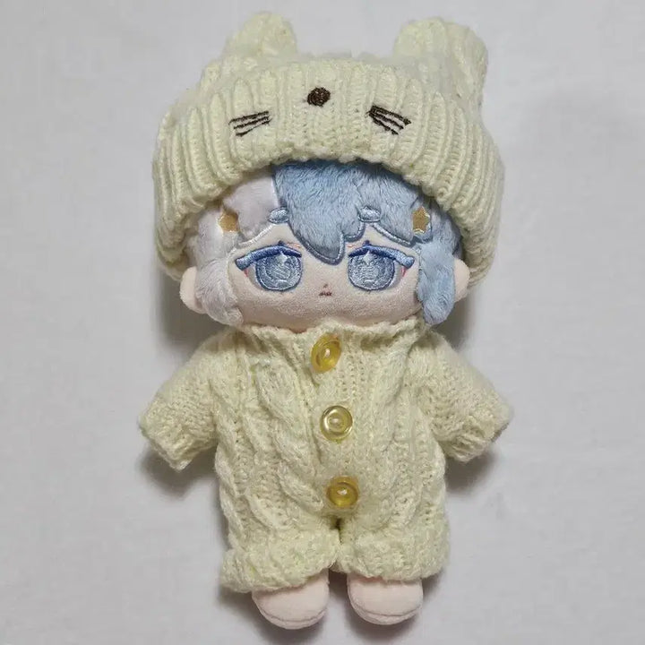[BUNJANG] 20cm Doll Knit Romper (Luna Style) / 20cm 솜인형옷 니트 롬퍼 분내룩