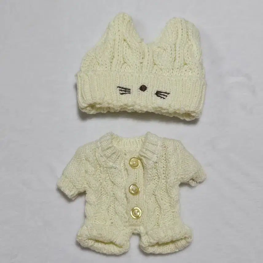 [BUNJANG] 20cm Doll Knit Romper (Luna Style) / 20cm 솜인형옷 니트 롬퍼 분내룩